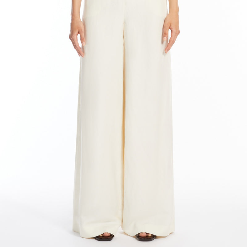 Linen and silk trousers