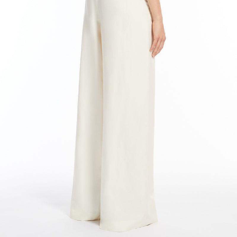Linen and silk trousers