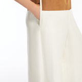 Linen and silk trousers
