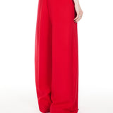 Stretch wool boyfriend trousers