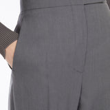 Straight-cut wool, mohair and silk trousers