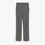 Straight-cut wool, mohair and silk trousers