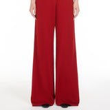 Cotton drill straight trousers