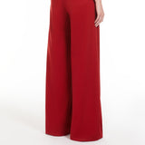 Cotton drill straight trousers
