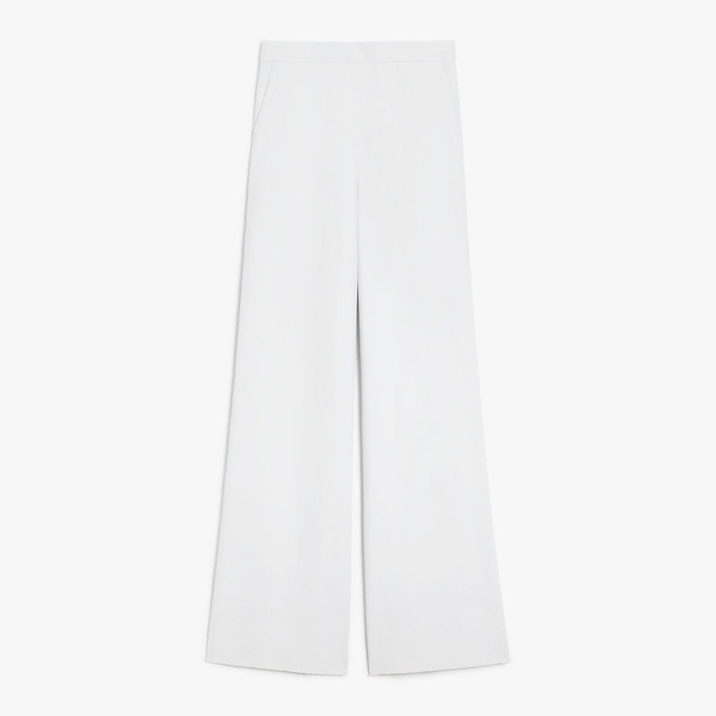 Cotton drill straight trousers