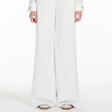 Cotton drill straight trousers