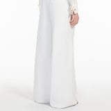 Cotton drill straight trousers