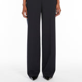 Straight-fit technical jersey trousers