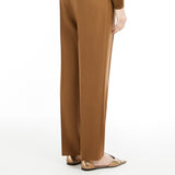 Cashmere foulé trousers