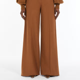Compact jersey trousers