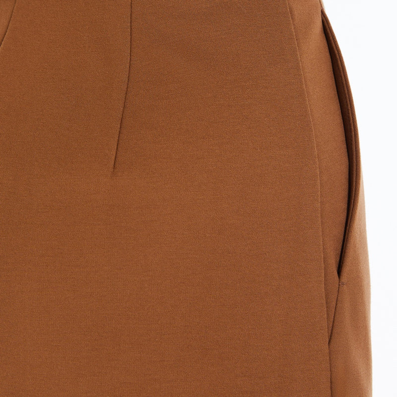 Compact jersey trousers