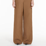 Cotton and linen trousers
