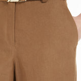 Cotton and linen trousers