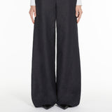 Cotton and linen trousers