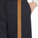 Cotton and linen trousers