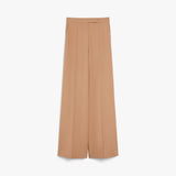 Gabardine wool trousers