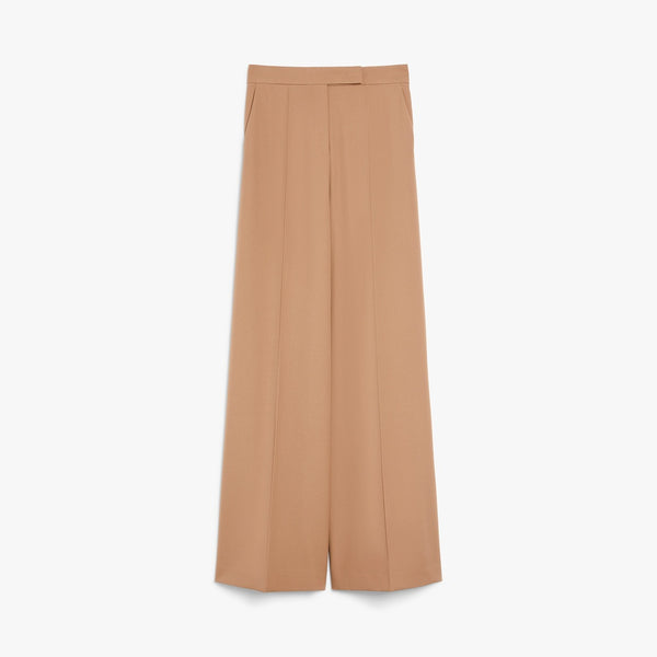 Gabardine wool trousers