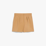 Wool canvas shorts