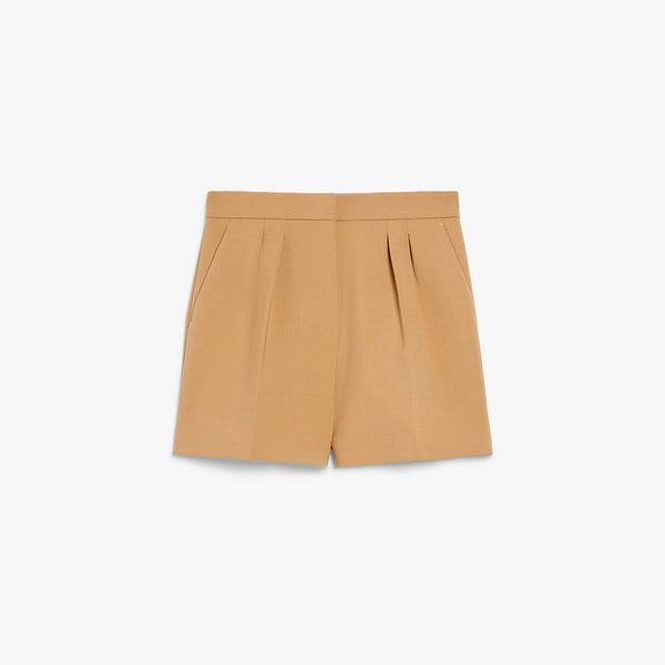 Wool canvas shorts