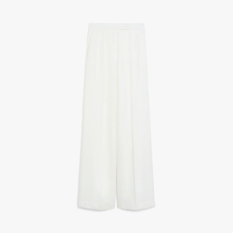 Gabardine wool trousers