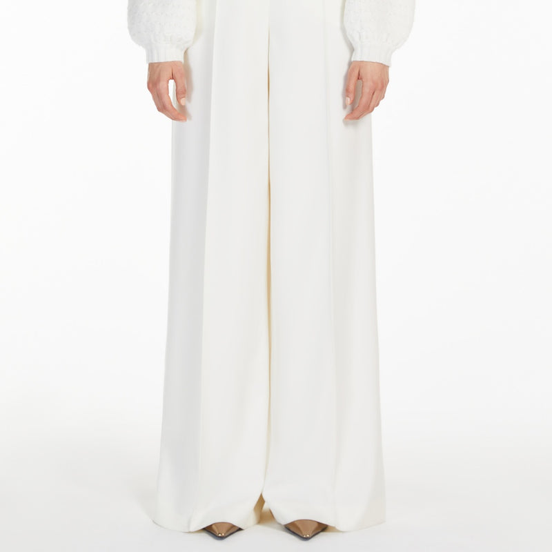 Gabardine wool trousers
