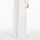 Gabardine wool trousers