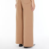 Wide jersey trousers