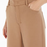 Wide jersey trousers