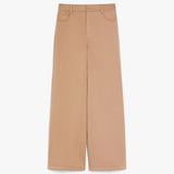 Wide jersey trousers