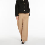 Cotton gabardine trousers