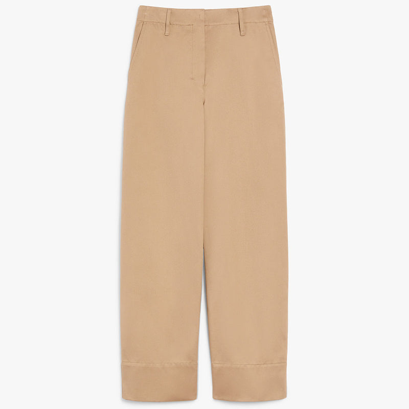 Cotton gabardine trousers