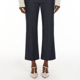 Indigo denim trousers