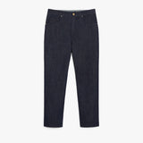 Indigo denim trousers