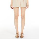 Wool canvas shorts
