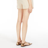 Wool canvas shorts