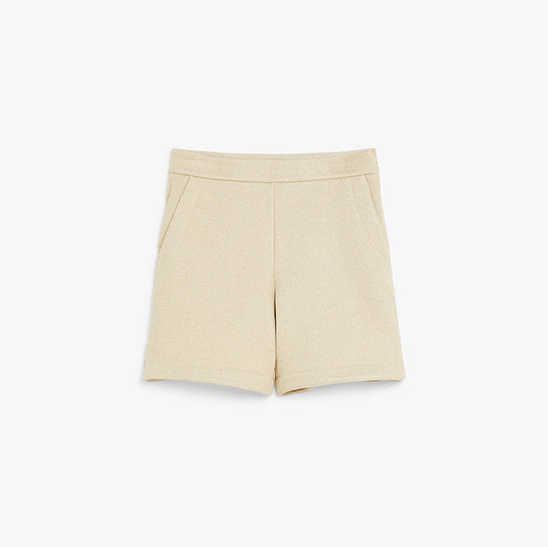 Cotton fleece Bermuda shorts