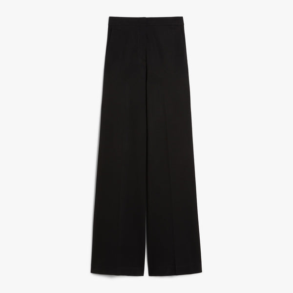Compact jersey trousers