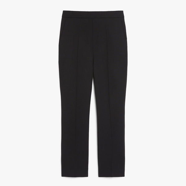 Wool crepe trousers