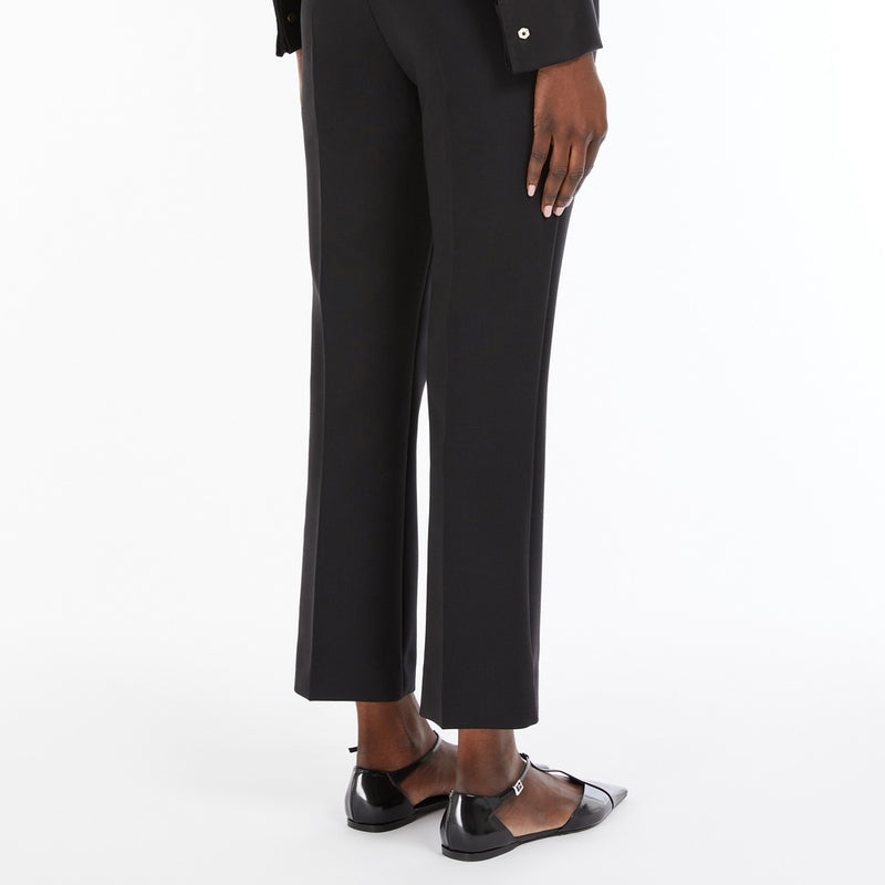 Wool crepe trousers
