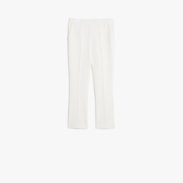 Wool crepe trousers
