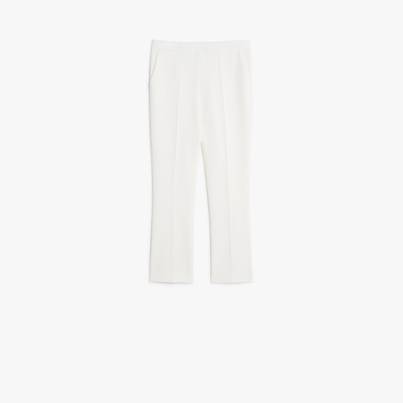 Wool crepe trousers
