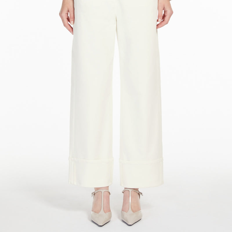 Stretch cotton bull denim jeans