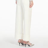 Stretch cotton bull denim jeans