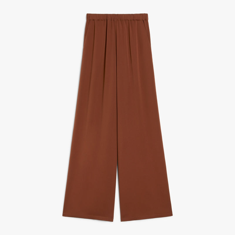 Silk charmeuse trousers