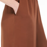 Silk charmeuse trousers