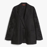 Oversized linen canvas jacket