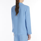 Single-breasted linen jacket