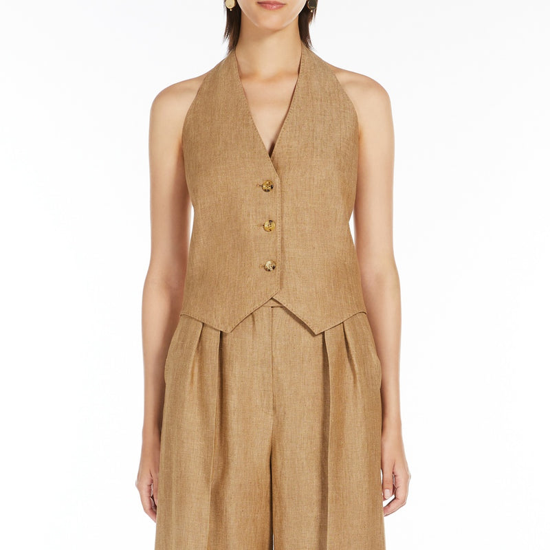 Linen Batavia waistcoat