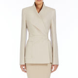 Wool, mohair and silk blazer