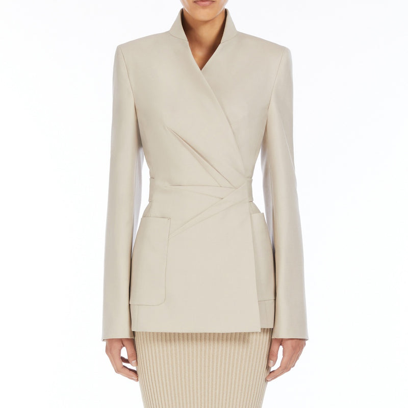 Wool, mohair and silk blazer